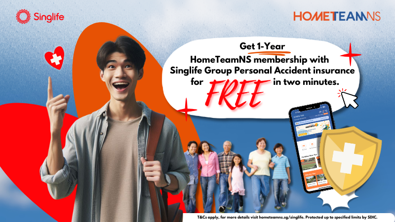 FREE 1-year Group Personal Accident Insurance with Singlife