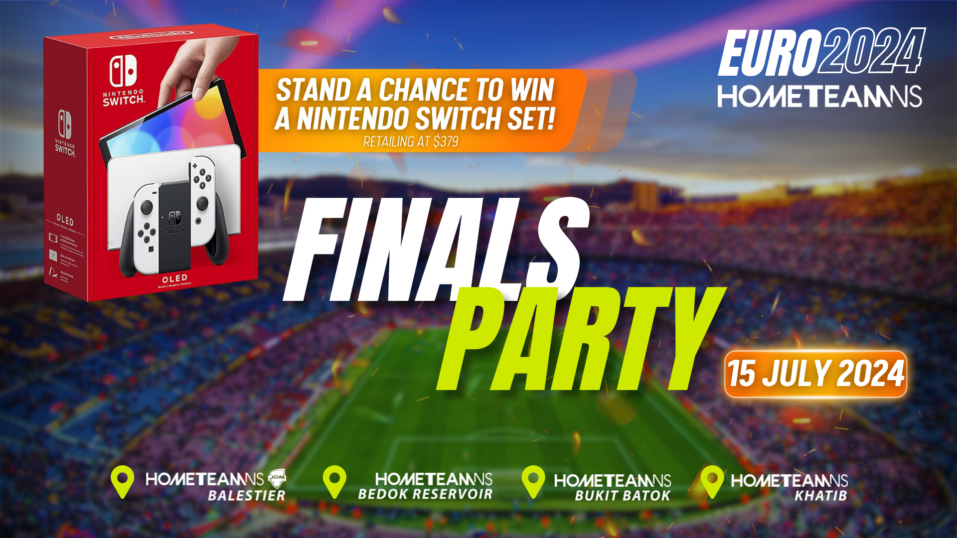 EURO2024 spirit with HomeTeamNS! Finals Party v4