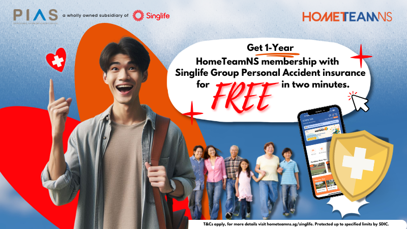 FREE 1-year Group Personal Accident Insurance with Singlife PIAS x Singlife Website Banner 1